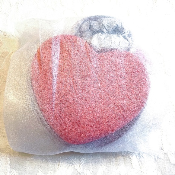 Kate Spade Love Shack Heart Purse In Pomegranate NWT Crossbody Saffiano Leather - Picture 6 of 9